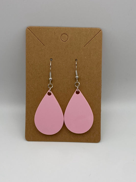 Pink or Red Teardrop