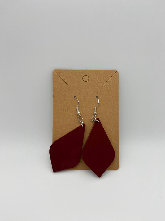 Maroon Solid Dangle